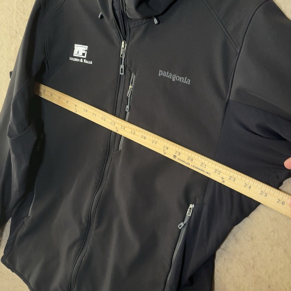 Patagonia Adze Hybrid‎ Hoody Mens XL Black Softshell Polartec Windproof SEE LOGO - Picture 11 of 11